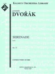 cover Serenade for Strings, Op. 22 Orchestra sheet music cover